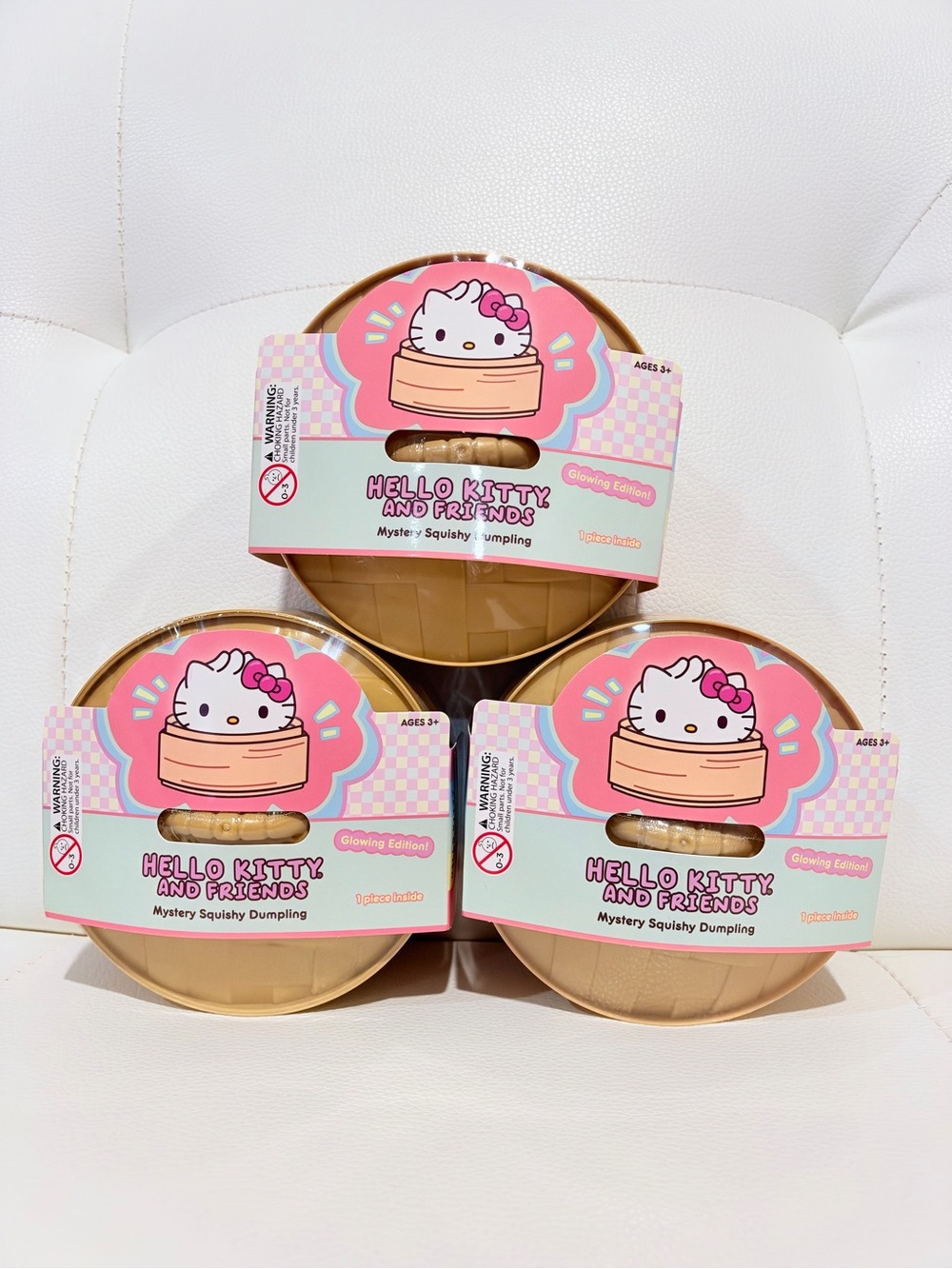 Hello Kitty Mystery Squishy Dumpling Sealed 3x